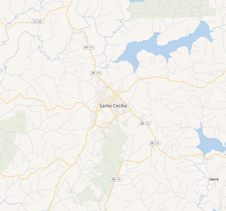Local do evento — Santa Cecília, SC